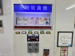 Retro camera and potted plant on wooden surface with copy space.