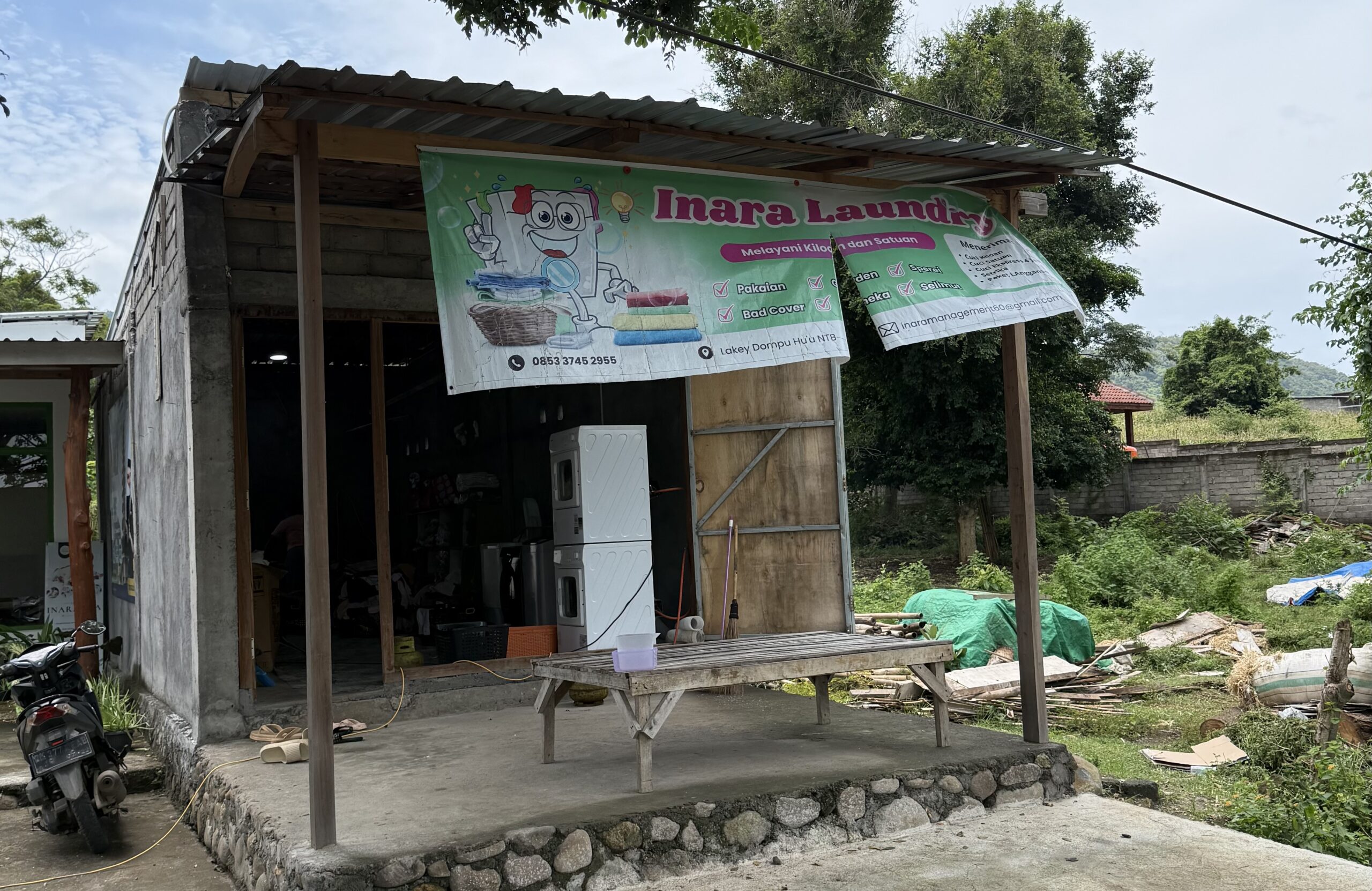 インドネシア スンバワ島 INRA LAUNDRY