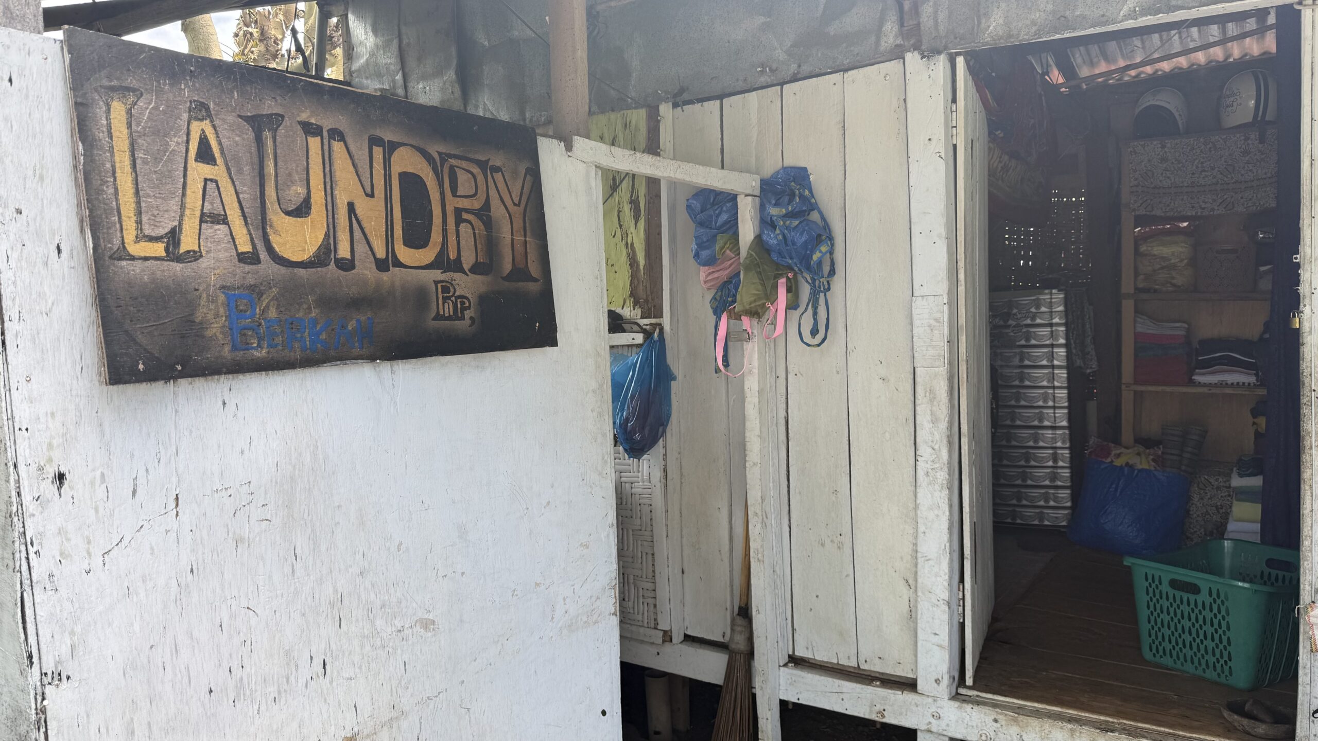 インドネシア スンバワ島のランドリー