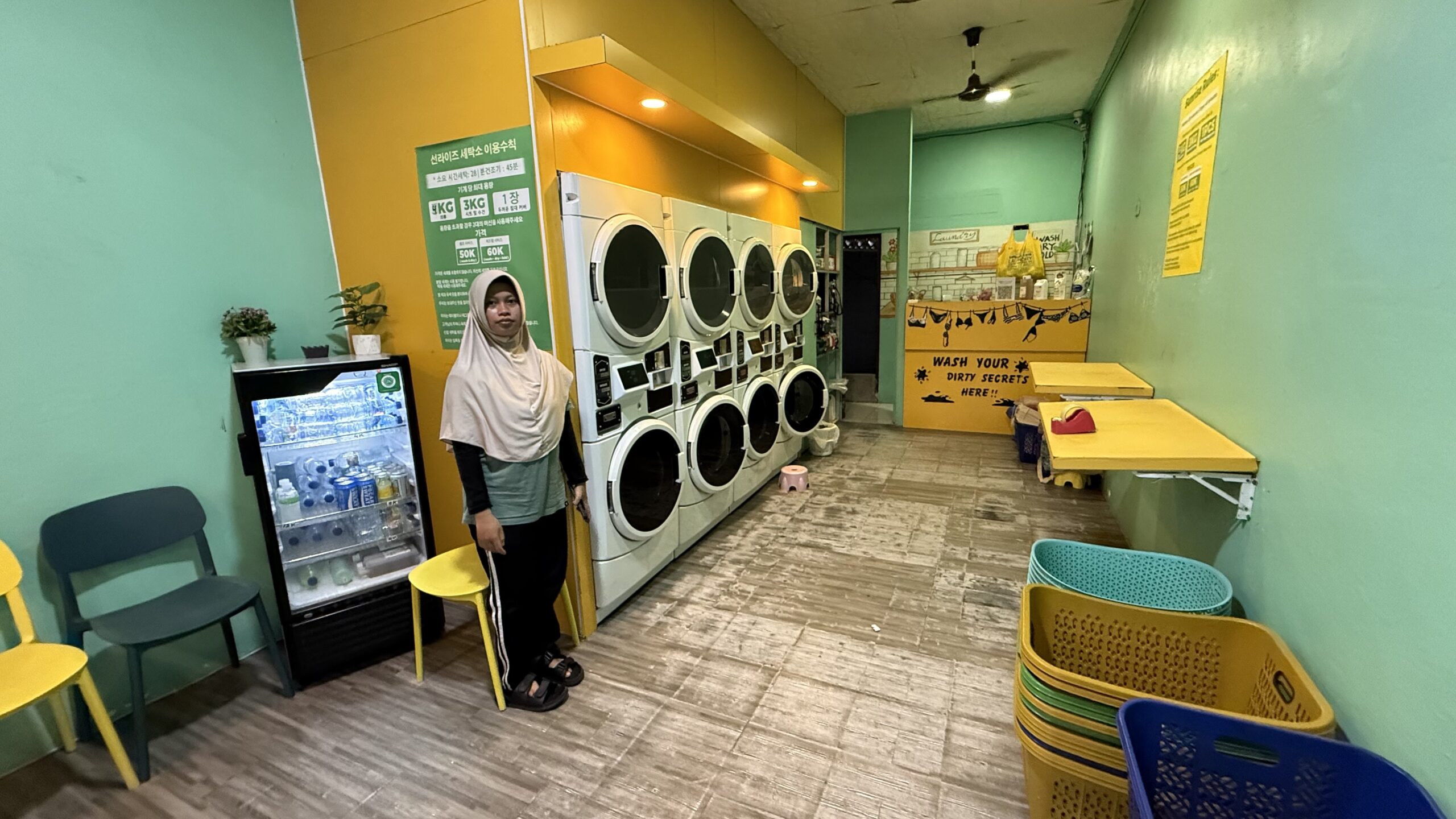 インドネシア バリ島サヌール地区 Sunrise Coin Laundry